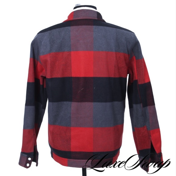 SOLD - Outerknown Fleece Blanket Shirt Jacket Size - Picture 10 of 13